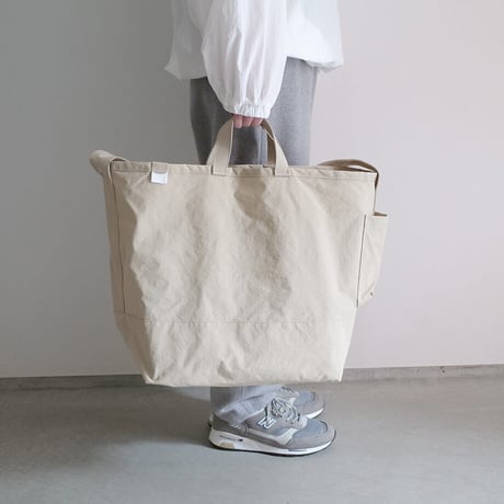 "SIDE POCKET" TOTE　SAND　NO.7