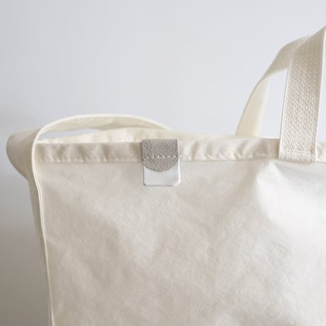 "SIDE POCKET" TOTE　WHITE　NO.51