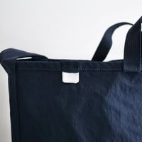 "SIDE POCKET" TOTE　MIDNIGHT BLUE　NO.13