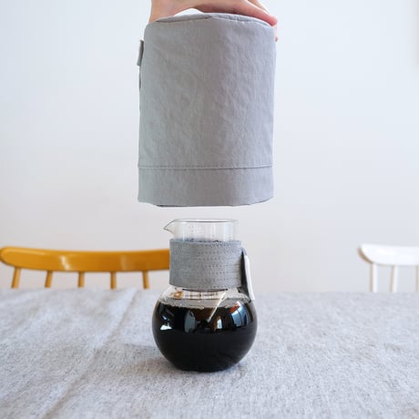 STUDIO PREPA COFFEE SERVER ＆ SLEEVE + COFFEE COZY TOTE set　GRAY　NO.5