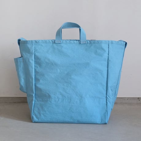 "SIDE POCKET" TOTE　SKY　NO.2