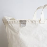 "SIDE POCKET" TOTE　WHITE　NO.50