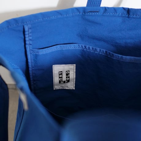 "SIDE POCKET" TOTE　BLUE　NO.4