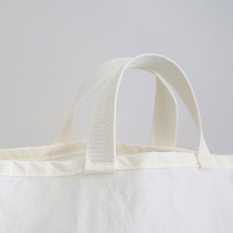 "SIDE POCKET" TOTE　WHITE　NO.54