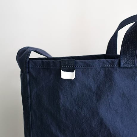 "SIDE POCKET" TOTE　MIDNIGHT BLUE　NO.17