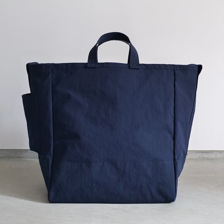 "SIDE POCKET" TOTE　MIDNIGHT BLUE　NO.14