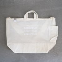 "SIDE POCKET" TOTE　WHITE【Special Edition】NO.2