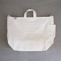 "SIDE POCKET" TOTE　WHITE【Special Edition】NO.1