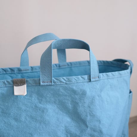 "SIDE POCKET" TOTE　SKY　NO.2
