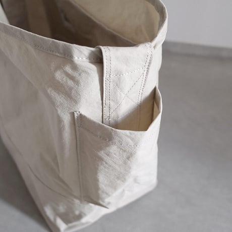 "SIDE POCKET" TOTE　SAND　NO.7
