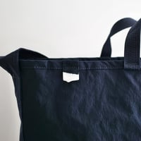 "SIDE POCKET" TOTE　MIDNIGHT BLUE　NO.14