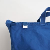 "SIDE POCKET" TOTE　BLUE　NO.5