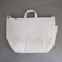 "SIDE POCKET" TOTE　WHITE【Special Edition】NO.3