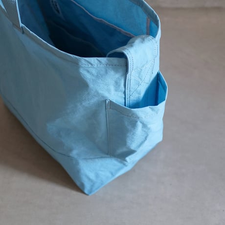 "SIDE POCKET" TOTE　SKY　NO.2