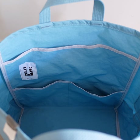 "SIDE POCKET" TOTE　SKY　NO.2