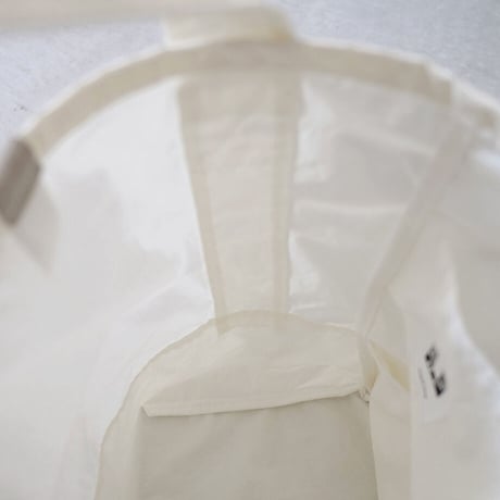 "SIDE POCKET" TOTE　WHITE　NO.54