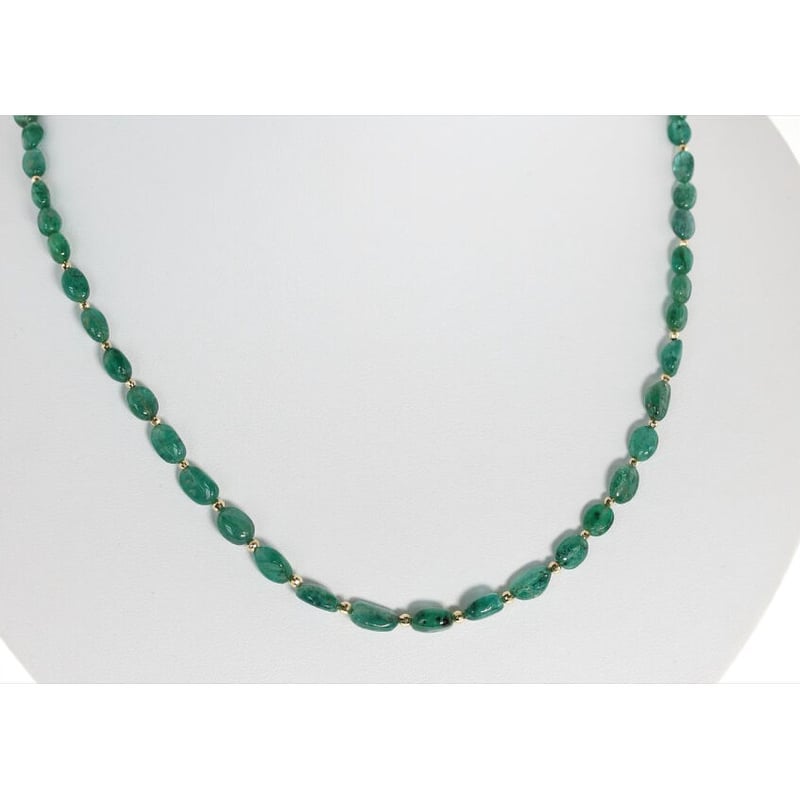 ◎エメラルド ネックレス ミックスカット 品質保証書付き