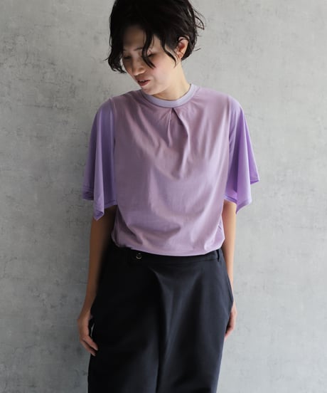 ★tsukinowa  　TT123　前後で着れるスクエアフリルTee・ピンク
