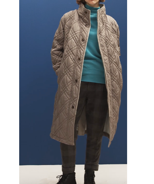 EPOCA サテンタフタ キルティングコート ¥121,000 税込 キルティング