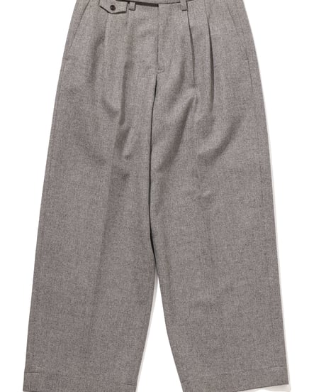 DP-0763　ツィードマニッシュパンツ　 TOPGREY