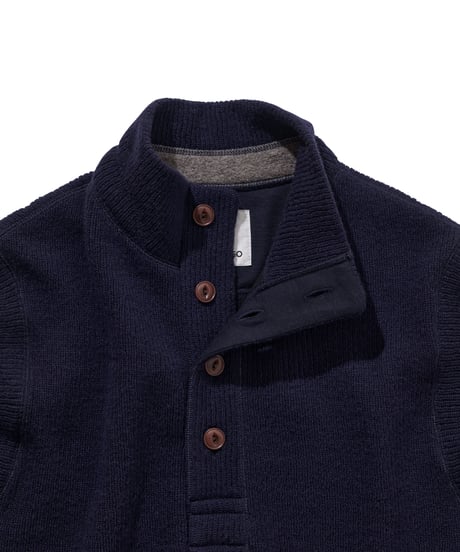 DC-0263　リブジャージベスト　 NAVY