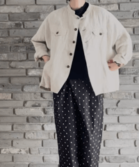 2025SS DU TANGO  DA-0151　コロニアルジャケット　LINEN BEIGE