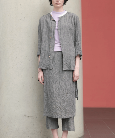 DS-0461　ベーカーシャツ　YELLOW STRIPE
