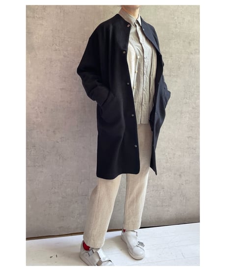 2025AW　DU TANGO　DC-0753　ウールパイルコート　DARK NAVY