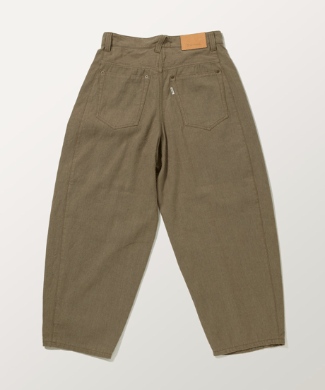 2025SS DU TANGO  DP-0451　リネンキャンバスジーンズ　KHAKI