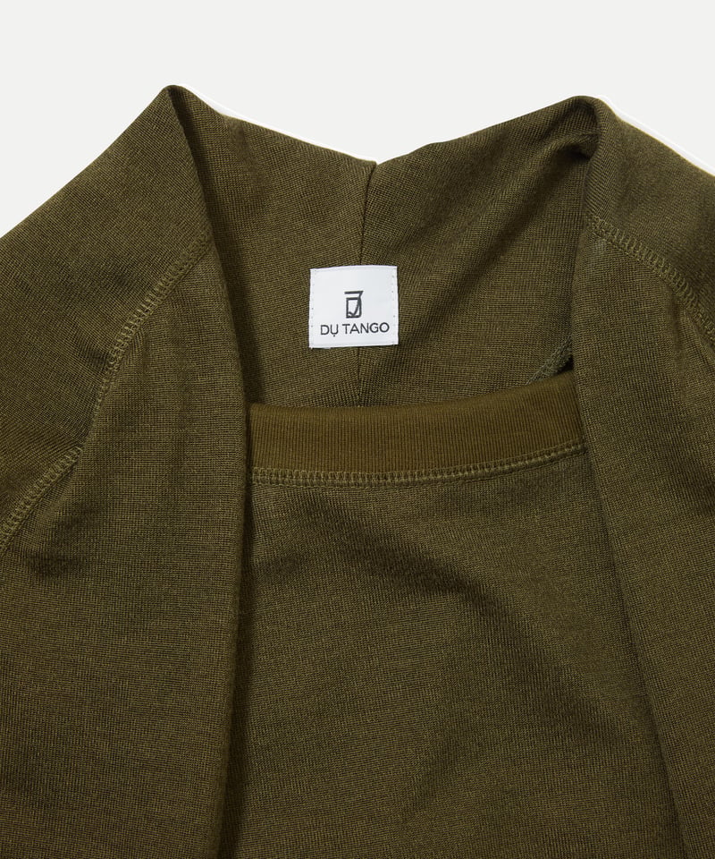 DU TANGO DC-0243 ソフトネックトレーナー KHAKI | Le8ème ルイチ DU TANGO DC-0243 ソフトネックトレーナー KHAKI | Le8ème ルイチ
