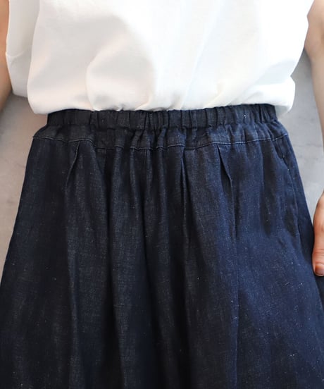(g)グラム　g014D　デニムスローパンツ・INDIGO