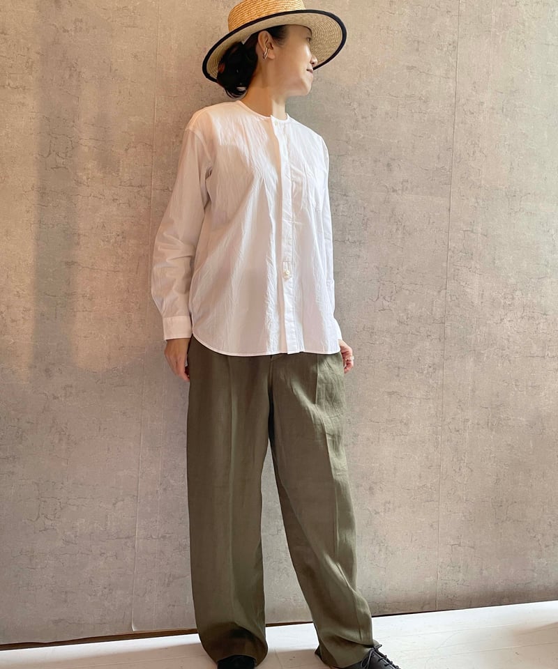 DP-0761 リネングルカパンツ OLIVE | Le8ème ルイチェム｜オンライン
