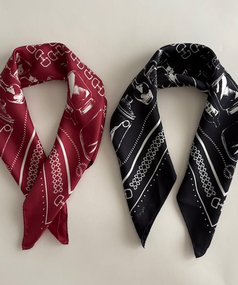 DG-0154 バンダナスカーフ DARK RED/ DARK NAVYの2カラー | Le8