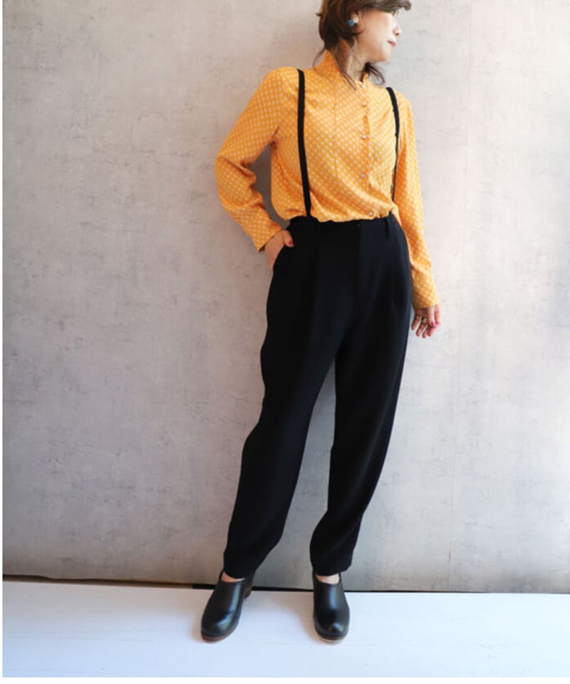 新品タグ付Bilitis Little Black Pant サスペンダーパンツ