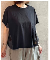 tsukinowa  TT182  ドルマン切り替えTEE BLACK