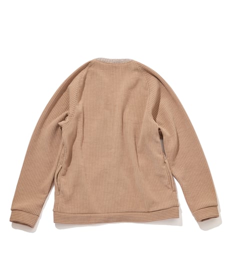 DC-0463　モールコールチロルカーディガン　BEIGE
