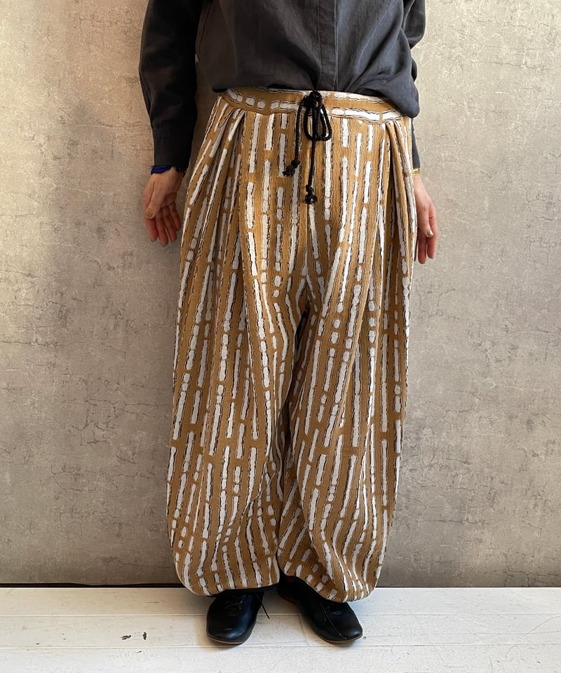 sneeuw snw32-29 モールスJQパンツ ブラウン | Le8ème ルイチェム｜