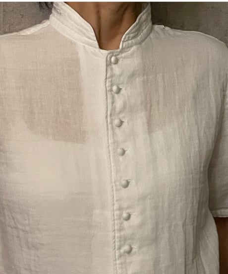 In trace(イントレース）kurumi button shirt WHITE