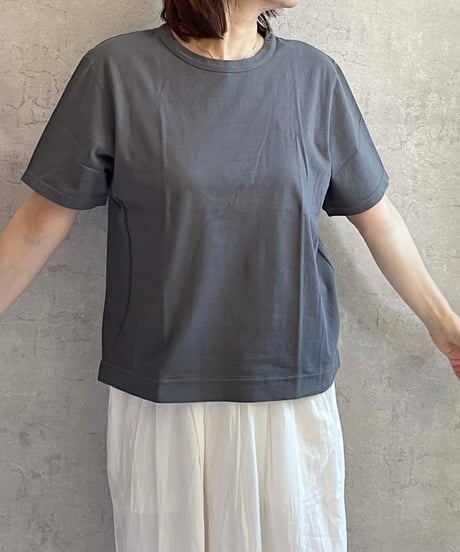 made in Japan   FABRIQUE en planète terre 　251−013　WIDE BASIC SHORT SLEEVE TEE  　グレージュ