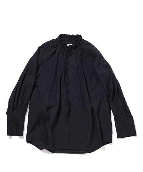 DS-0263　ネックシャーリングシャツ　NAVY