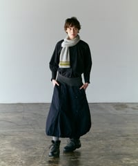DG-0263　ベビーアルパカマフラー　  LIGHT GREY