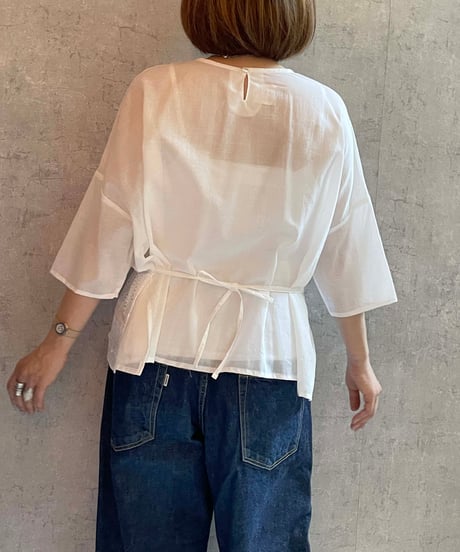 (g)グラム　g585 　レース３wayTOPS  WHITE