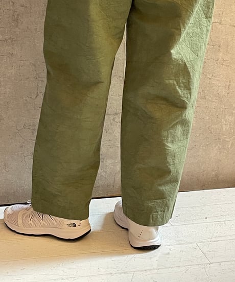 Hands of creation  1610302  綿麻リバーシブルカルゼファナージュワークパンツ KHAKI