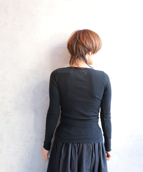 FABRIQUÉ n planète terre  　221-040　basic long sleeve　リブ長袖シャツ　２色