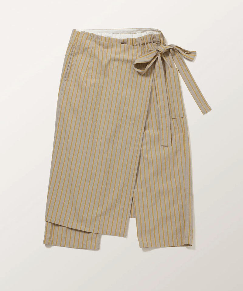 DP-0561 シェフラップパンツ yellow stripe | Le8ème ルイチェム