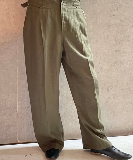 DP-0761　リネングルカパンツ　BEIGE