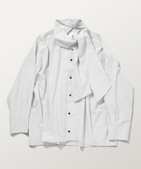DS-0363　ボウタイシャツ　WHITE