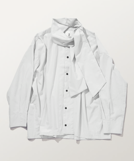 DS-0363　ボウタイシャツ　WHITE