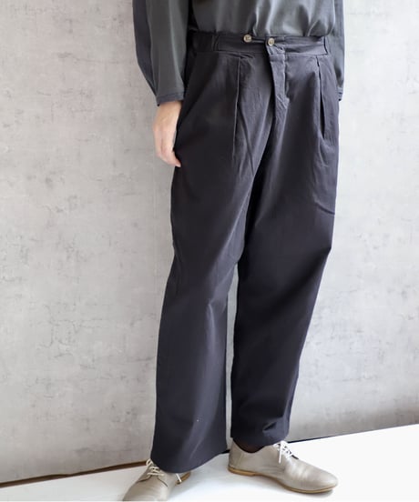 tsukinowa TP056 コットンストレッチのイージーパンツ　BLACK