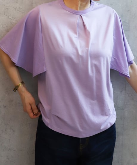 ★tsukinowa  　TT123　前後で着れるスクエアフリルTee・ピンク